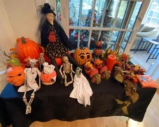 Fall, Halloween and Thanksgiving decorations
