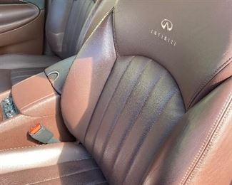 Leather appointed seats