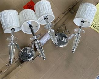 Sconces Klaffs Gatsby 2 Light CrystalChrome2 2 