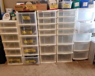 plastic storage wires cables disks floppy disks program disks