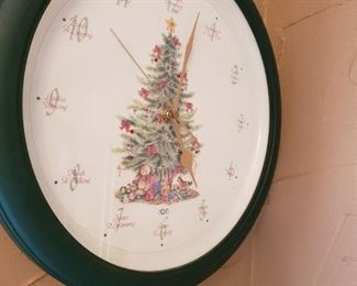 christmas chime clock
