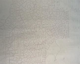 Blueprint Map of Seattle