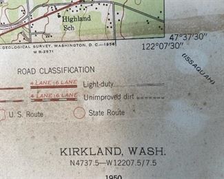 Map of Kirkland, WA