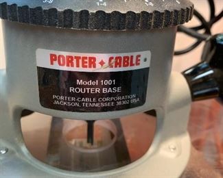 Porter Cable Model 1001 Router Base & Professional Power Tools