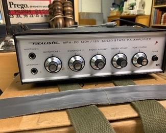 Realistic MPA-20, Solid State PA Amplifier