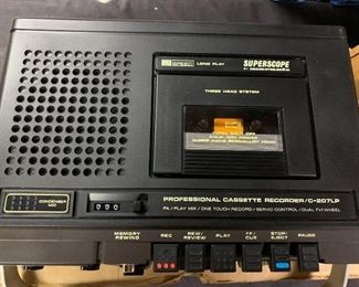 Superscope Professional Cassette Recorder
