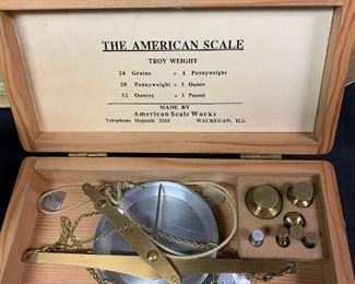 Vintage American Troy Weight Scale