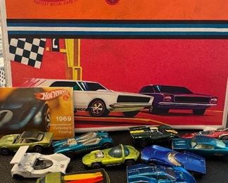 Vintage Hot Wheels, 24 Car Collectors Case