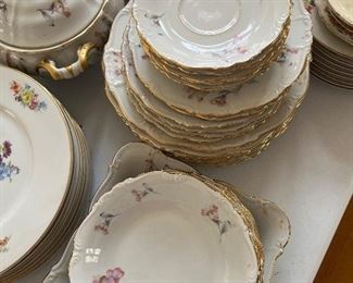 Several sets of beautiful china. Made in Germany.