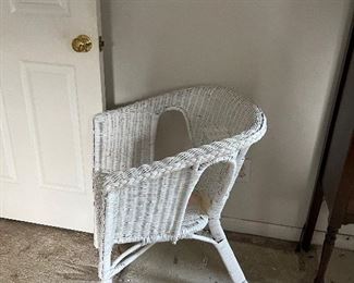 White wicker