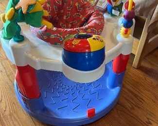 excersaucer. so cute