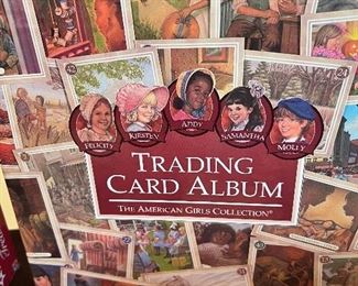 American girl trading cards