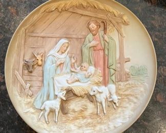 collectible Christmas plate
