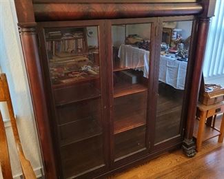 3 door bookcase