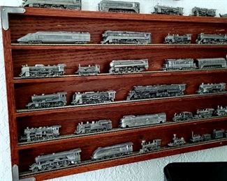 Franklin Mint Pewter Locomotives