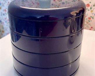 1980s Interdesign Swivel Jewelry Box