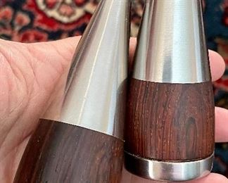 MCM Danish Wood Salt & Pepper Shakers by A.H.