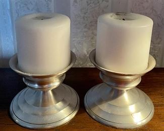 Crate & Barrel Candlesticks