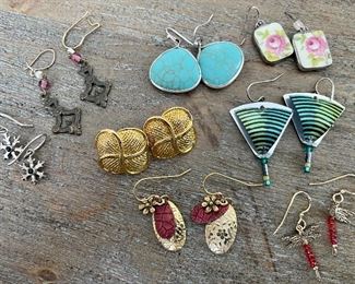 Assorted earrings all individually priced at the sale!  See you on Saturday, March 12th & Sunday, March 13th!