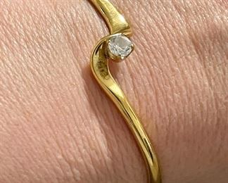 Not gold, but pretty!