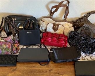 Collection Of Vintage Purses And Clutch Bags - Rosetti, Capezio, HL USA, And More