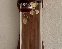16.5 Inch Vintage Galileo Thermometer With Wooden Wall Mount
