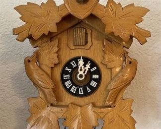 Forest Stag Cuckoo Clock No.3766/3975 With Weights (As Is)