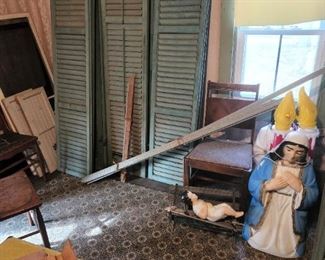 Small portion of shutters