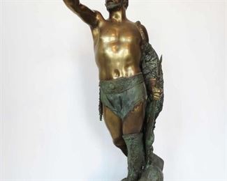 Bronze Bronze Julius Caesar 27" Tall