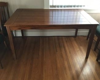 Mission Style Table -35.5in W x 60in L x30.5in H
