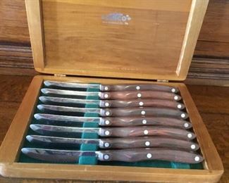 CUTCO steak knives (8).