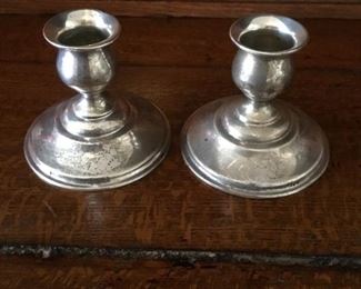 International Sterling Candle Holders