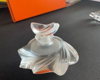 Vintage. Lalique glass somba Perfume bottle