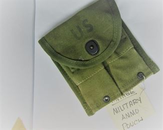Vintage military ammo pouch.
