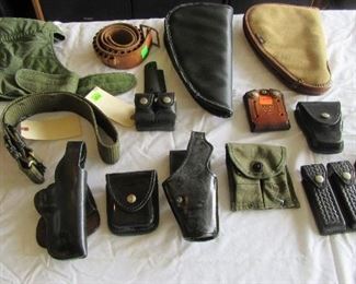 Police and military items for sale.