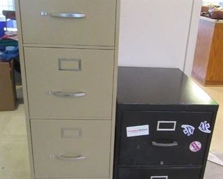 Two of four filing cabinets.