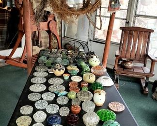 Large collection, spring chair etc.