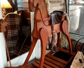 62" rocking horse