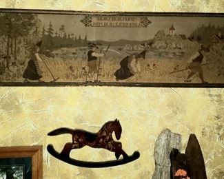 Swedish tapestry etc.