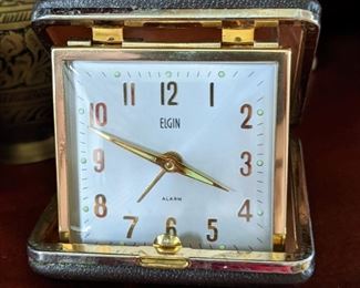Vintage Elgin Travel Clock
