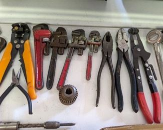 Assorted Wrenches & Pliers
