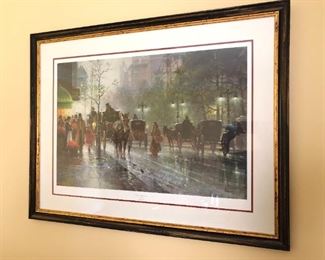 Artwork: Cabbies in Fifth Avenue, G. Harvey, Limited Edition 