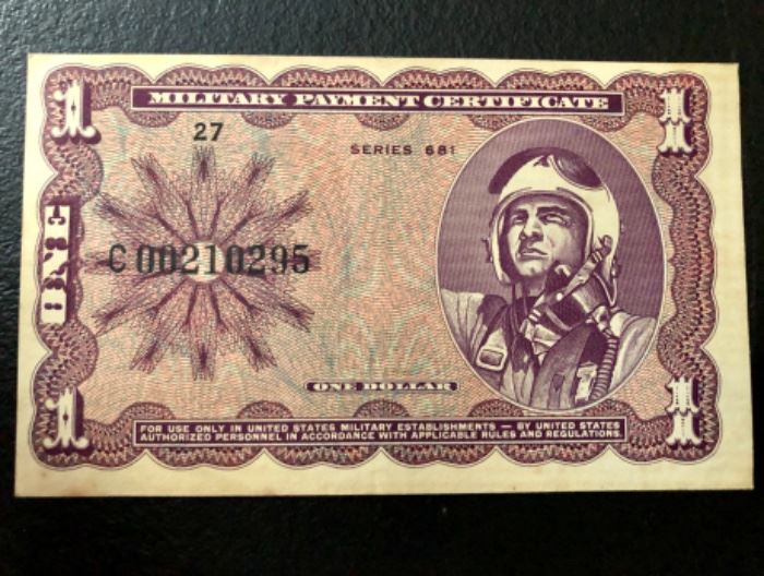 Vietnam Era Military Payment Certificate 