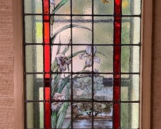 2pc 6ft Reverse Painted Stained Glass Panels PAIR	74.5 x 27.25 x 1.5in	HxWxD
