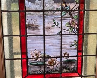 2pc 6ft Reverse Painted Stained Glass Panels PAIR	74.5 x 27.25 x 1.5in	HxWxD
