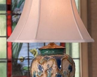 Fuhe Chinese Shiwan Ware Pottery Lamp	22 x 14 x 14in	HxWxD
