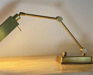 Articulating Brass Desk Lamp	18 x 3.5 x 6.5in	HxWxD
