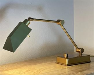 Articulating Brass Desk Lamp	18 x 3.5 x 6.5in	HxWxD
