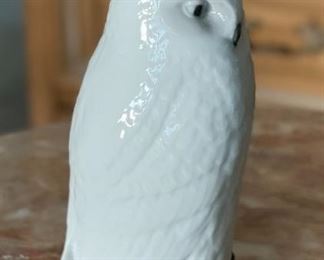Royal Copenhagen Porcelain figurine Statue Snow Owl Denmark #155	5.5 in H	
