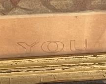 Antique Antique George Augustus Holmes Engraving "Cant you Talk" Frame: 17.5 x 20.5in